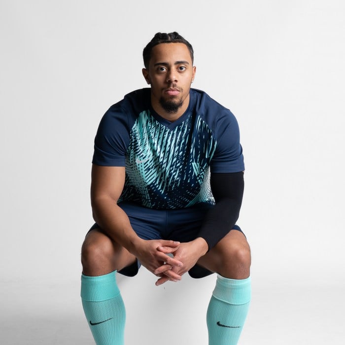 Nike Dri-Fit Precision VI Jersey Midnight Navy-Hyper Turq-White